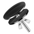 thumbnail image 3 of Tapa de orificio para fregadero de cocina, tapón, junta de goma, placa de orificio para grifo de fregadero, tapón para lavabo de baño, hotel, negro, 3 of 9