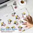 thumbnail image 4 of Long Mouse Pads for Desk,White Cow Head Hat Pattern Desk Mats on Top Of Desks, Desk Mouse Pad Extra Large with 3mm Non-Slip Base and Stitched Edge for Gaming,Office,Work,Home 35.4"x15.7", 4 of 6