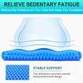 thumbnail image 2 of Gel Seat Cushion for Long Sitting - 1.65inch Double Thick Cooling Egg Back, Hip, Sciatica, Coccyx, Tailbone Pain Relief Office Chair Car – Wheelchair Cushions, 2 of 4