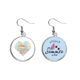 thumbnail image 1 of Amor corazón Rainbow LGBT * wordcloud Pendientes de sandía verano lóbulo desgaste Unbranded M, 1 of 3