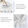 thumbnail image 4 of SKYSONIC 3 Pack Towel Cat's Paw Cotton Bath Towel Set (1 Bath Towel, 1 Hand Towel, 1 Washcloth) for Bathroom, Super Soft and Quick Dry Towels, 4 of 7