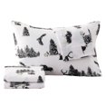 thumbnail image 3 of Great Bay Home Turkish Cotton Printed Flannel Sheet Set  (King, Print - Woodland Creatures), 3 of 5