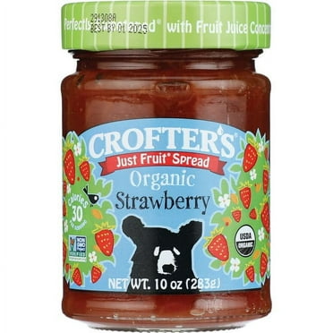 Crofters Fruit Spread Organic Just Fruit Strawberry, 10 Oz