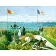 thumbnail image 1 of Terrace At Saint Adrese Monet - CANVAS OR FINE PRINT WALL ART, 1 of 1