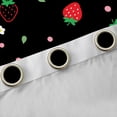 thumbnail image 4 of Feelyou Red Kawaii Strawberry Blackout Curtains Set of 2 (52x84 Each) for Kids, Rustic Flower Floral Window Curtains, Cute Fruit Curtains and Drapes, Curtains and Drapes Home Decor, 4 of 6