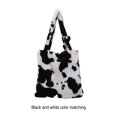 thumbnail image 2 of Jumpingount Bolso pequeño con estilo para mujer, bolsos de moda Retro para mujer, nuevo bolso de hombro para mujer Bolsas de mensajero y de hombro blanco negro, 2 of 6