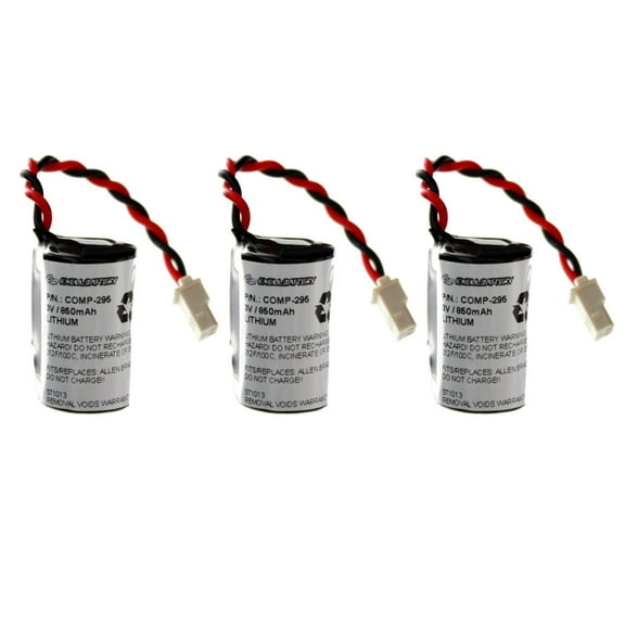 3x PLC Battery Compatible with Energy  Allen Bradley Micro 1100