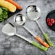 thumbnail image 2 of Juego de utensilios de cocina de acero inoxidable para uso doméstico, que incluye cucharas de cocina, coladores, palas de cocina, cucharas de cocina y utensilios de cocina., 2 of 4