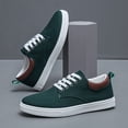 thumbnail image 6 of Men's Casual Sneakers - Slip-Resistant PVC Sole, Breathable Fabric Upper  & Casual Attire - All-Season Comfortable Walking Shoes, Minimalist Style & Cushioned PU Insole - Lace-Up Design for Sports, 6 of 9