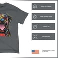 thumbnail image 4 of Tee Hunt My Favorite Breed is The One in Need T-Shirt Dean Russo Dog Men's Tee, Charcoal, XX-Large, 4 of 5