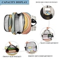 thumbnail image 3 of FORMRS School Backpack 17" Student Travel Bag with Laptop Compartment, White Cat Rainbow, 3 of 7