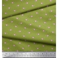 thumbnail image 3 of Soimoi Japan Crepe Satin Fabric Leaves & Rose Floral Print Fabric by the Yard 42 Inch Wide, 3 of 3