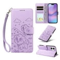 thumbnail image 1 of Funda Cartera GANGXUN con Diseño de Perrito en Relieve para iPhone 17 , Protección 360° con Ranuras y Correa Desmontable, 1 of 6