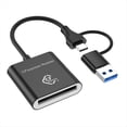 thumbnail image 1 of Lector de Tarjetas CFexpress Tipo B de 10 Gbps, USB 3.2 Gen2, USB-C, CFe, Compatible para Sistemas Operativos Android, Win XP/Vista/7/8/8.1/10/11, 1 of 5