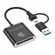 thumbnail image 1 of Lector de Tarjetas CFexpress Tipo B de 10 Gbps, USB 3.2 Gen2, USB-C, CFe, Compatible para Sistemas Operativos Android, Win XP/Vista/7/8/8.1/10/11, 1 of 5