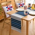 thumbnail image 2 of Table Runner 13.8x71inch Stripe Country Farmhouse Minimalist Waterproof Table Cloth Holiday Kitchen Dining Table Decorations for Indoor Outdoor Home Party Coffee, 2 of 8