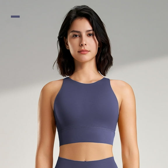 Lenago Sports Bras for Women Padded Bra Wirefree Moisture Wicking High Impact Lightweight Breathable Bras Training Gym Weight Lifting Cycling