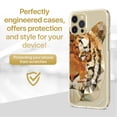 thumbnail image 2 of Case Yard iPhone-11-Pro Case Clear Soft & Flexible TPU Ultra Low Profile Slim Fit Thin Shockproof Transparent Bumper Protective Cover Drop Protective Cell Phone Cases (Tiger Face), 2 of 8