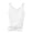 White, variant on QSAWXQZ Women's Modal Pajama Top Crew Neck Sleeveless Loose Tank Shirt Loose Soft Sleepwear Lounge Top L