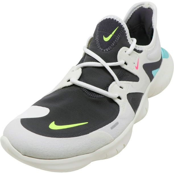 Nike Nike Women S Free Rn 5 0 Sail Volt Thunder Grey Ankle High Running 8 5m Walmart Com Walmart Com