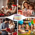 thumbnail image 5 of Large Gift Box 12x12x10 inches,Gift Boxes with Lids for Presents,Birthday Box,Gift Packaging for Baby Shower,Valentine's Day,Kids Party,Anniversaries and Celebrations.(Colorful Box), 5 of 16