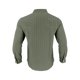 thumbnail image 4 of Blusa y camisa de manga larga con cuello alto para hombre, camisa transpirable con bolsillo y estampado a rayas de cuello alto de moda, de poliéster., 4 of 5