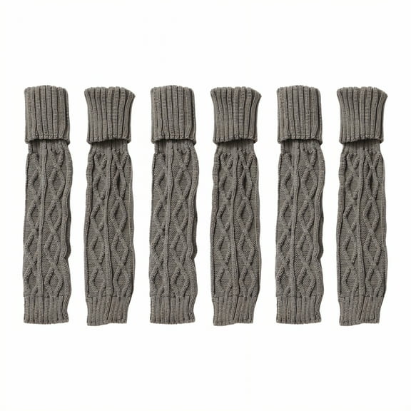 TELOLY 3Pairs Leg Warmers for Women Winter,One Size Fits Most Leg Warmer,Warmth for Fall & Winter Leg Warmers 80S Women,Light Gray