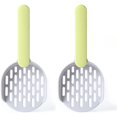 thumbnail image 1 of Recogedor de arena para gatos (verde) de 2 piezas - Herramienta de limpieza de plástico ABS de alta calidad - Durable y fácil de limpiar Rojo Verde Cocina, Decoración y Otros, 1 of 5