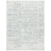SAFAVIEH Madison Katina Oriental Area Rug, Silver/Ivory, 8' x 10'