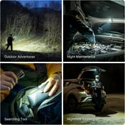 OLIGHT Oclip Ultra EDC Flashlight Clip-on Light, 530 Lumens Rechargeable with Type-C Charging, Combines Floodlight, Spotlight and UV, Triple Magenetic Lights for Inspection and Work (Olive Green)
