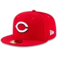 thumbnail image 3 of Men's New Era Red Cincinnati Reds National Baseball Hall of Fame 59FIFTY Fitted Hat, 3 of 5