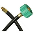 thumbnail image 3 of JR Propane Hose 07-30735 1/4 Inch Inside Diameter Rubber Pigtail Hose; 18 Inch Length; UL/CSA Approved, 3 of 4