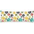 thumbnail image 4 of Dog Paw Body Pillow Cover Dog Paws Cartoon Footprint Doodles Print Long Pillow Case Protector with Zipper Decorative Soft Large Pillow Cases Covers for Bedroom,Couch,20"x54", 4 of 5