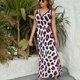 thumbnail image 3 of Vestido De Noche De Lujo Sin Mangas Para Mujer, Stripe Vestido De Fiesta, 3 of 5