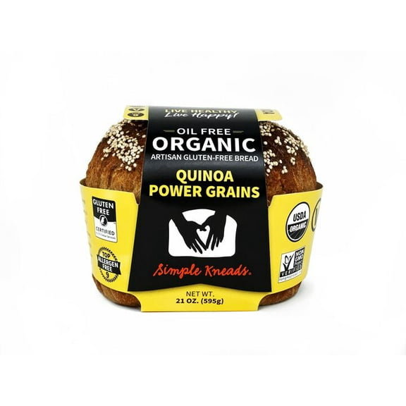Simple Kneads - Bread Quinoa Power Grain Organic, 21 Oz (Pack of 6)