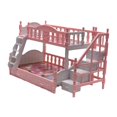 thumbnail image 1 of Realistic For Doll House Bunk Beds Lovely Detachable Princess Bed Ladder Decorat, 1 of 4