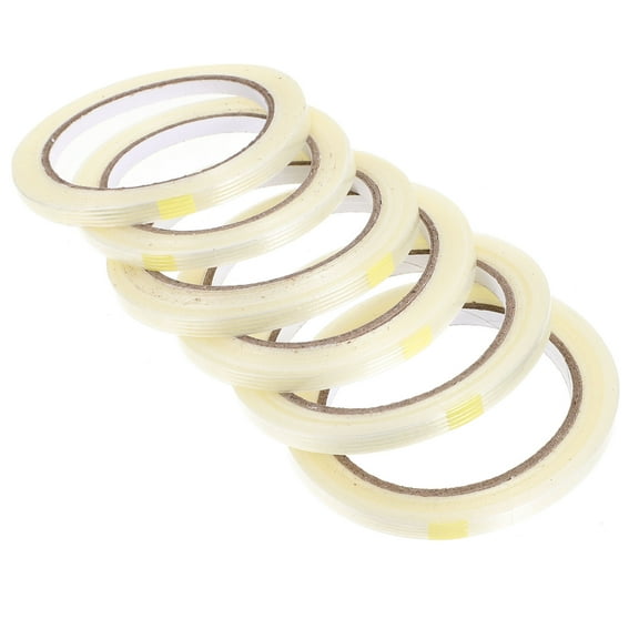 FRCOLOR  6 Rolls Drywall Repair Mesh Tape for Filling Fiberglass Transparent Binding