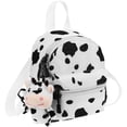 thumbnail image 3 of TENDYCOCO Cow Backpack Lovely Canvas Mini Rucksack Adorable Cow Backpack with Hanging Pendant, 3 of 6
