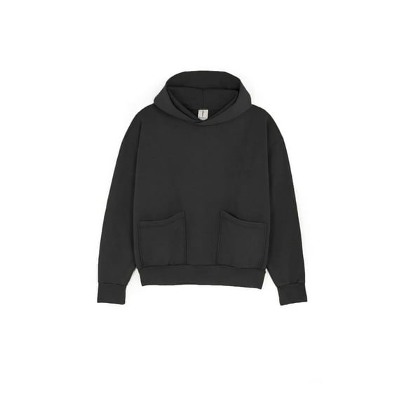 The Rad Black Kids Racer Oversized Perfect Hoodie V2 Black-Small