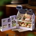 thumbnail image 4 of DIY Miniature Wooden Furniture Kit With Light> D9E7, 4 of 8
