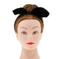 thumbnail image 3 of Diadema Hugo Party Bowknot banda para el cabello con lazo negro satinado, 3 of 8
