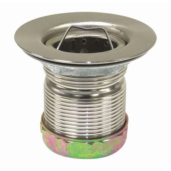 Perfect Putty Brass, SS ,Basket Strainer,3-1/2in 59-3062