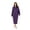 Purple, variant on Richie House Women Fleece Robe Plush Long Zip Front Warm Soft Zippered Bathrobes S-3XL RHW4002-A-XL