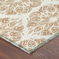 thumbnail image 3 of Addison Rugs Chantille Indoor/Outdoor Transitional Damask Copper Machine Washable Round Rug, 8' x 8', 3 of 8