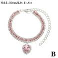 thumbnail image 1 of Collier Collier Diamante en Strass pour Chien Chat Accessoire pour Animal de Compagnie E9G0, 1 of 9