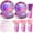 Iridescent Pink, variant on Iridescent Pink Disposable Tableware Set, Serves 100 for Party Decor
