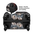 thumbnail image 2 of Kdxio Midnight Butterfly Floral Dream Pattern Luggage Cover for Travel,Elastic and Durable,Fits 18-32 Inch,Anti-Scratch Suitcase Protector-No luggage included, 2 of 5