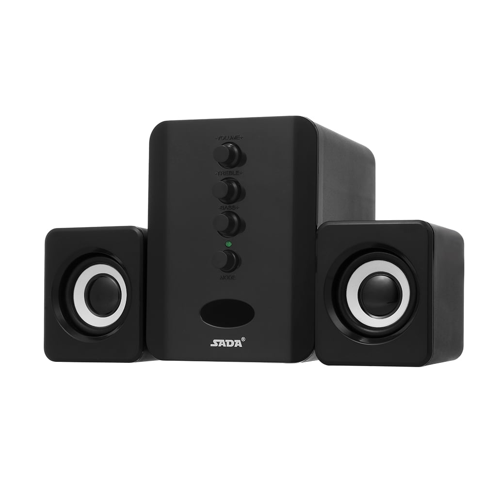 SADA D202 USB Wired Speaker Set Computer Speakers Bass Music Player