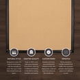 thumbnail image 5 of Linon Empire Machine Tufted Wool 2'6"x12' Rug in Sisal and Black Leather, 5 of 5
