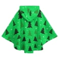 thumbnail image 6 of Christmas Tree Pattern on Green Blanket Oversized Wearable Hooded Blanket Warm Throw Blanket Buttons Sweatshirt For Women Men Teens Flannel, 6 of 8